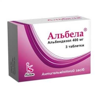 Альбела 400 мг №3 таблетки