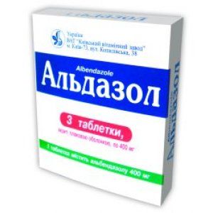 Альдазол 400 мг №3 таблетки