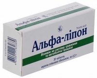 Альфа-липон 0.3 г №30 таблетки
