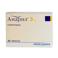 Амарил 3 мг N30 таблетки