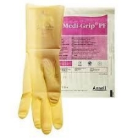 Ansell Medi-Grip PF 351172 размер 6 перчатки хирургические латексные неприпудренные стерильные