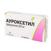 Ауроксетил 250 мг №10 таблетки