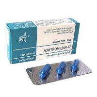 Азитромицин-КР 0.5 г №3 капсулы