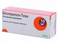 Бисопролол-Тева 10 мг N50 таблетки