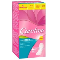 Carefree Cotton fresh №34 прокладки ежедневные гигиенические