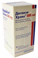 Депакин Хроно 500 мг N30 таблетки