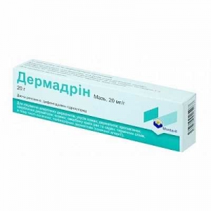 Дермадрин 20 мг/г 20 г мазь