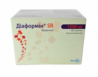 Диаформин SR 1000 мг N60 таблетки