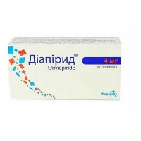 Диапирид 4 мг N30 таблетки