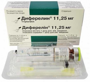 Диферелин 11.25 мг 1 доза порошок для суспензии