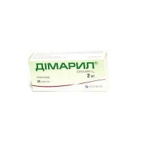Димарил 2 мг N50 таблетки