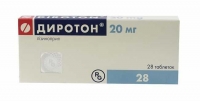 Диротон 20 мг №28 таблетки
