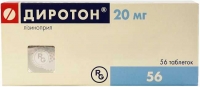 Диротон 20 мг №56 таблетки