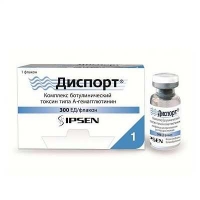 Диспорт комплекс ботуленический токсин тип А-гемаглютин 300 ЕД порошок для приготовления раствора для инъекций