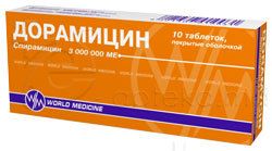 Дорамицин N10 таблетки