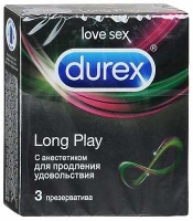 Durex Performa N3 презервативы с бензокаином 5% с анестиком