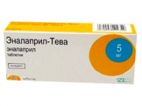 Эналаприл-Тева 5 мг N30 таблетки