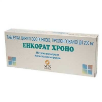 Энкорат Хроно 200 мг №30 таблетки