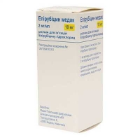 Эпирубицин Медак 2 мг/мл 5 мл порошок