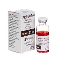 Эпирубицин-Тева 2 мг/мл 5 мл раствор