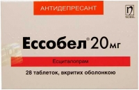 Эссобел 20 мг №28 таблетки