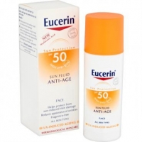 Eucerin солнцезащитный антивозрастной флюид для лица SPF-50 50 мл
