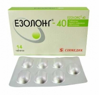 Эзолонг 40 мг №14 таблетки
