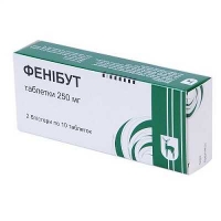 Фенибут 250 мг №20 таблетки