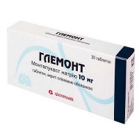 Глемонт 10 мг №30 таблетки