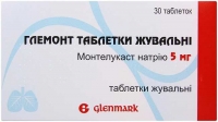 Глемонт 5 мг №30 таблетки