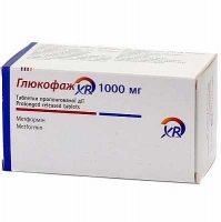 Глюкофаж XR 1000мг N30 таблетки
