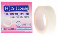 H Dr.House 1.25х500 лейкопластырь нетканевая основа