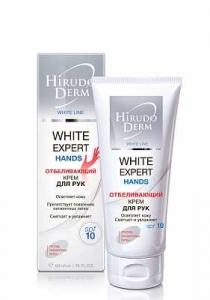 Hirudo Derm, WHITE EXPERT HANDS отбеливающий крем для рук из серии White Line, 60 мл