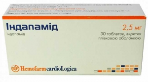 Индапамид 2.5 мг №30 таблетки