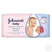 Johnson's Baby cалфетки влажные Нежная забота N56