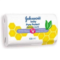 Johnson's Baby мыло детское Pure Protect 100г