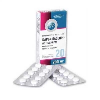 Карбамазепин-Астрафарм  200 мг N20 таблетки