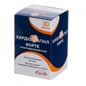 Кардиомагнил форте 150 мг №30 таблетки