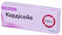 Кардисейв 150 мг №30 таблетки