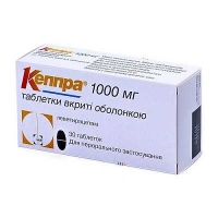 Кеппра 1000 мг N30 таблетки