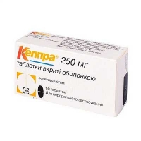 Кеппра 250 мг N60 таблетки