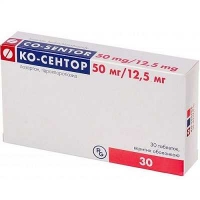 Ко-Сентор 50 мг/12.5 мг №30 таблетки