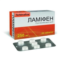 Ламифен 250 мг №28 таблетки