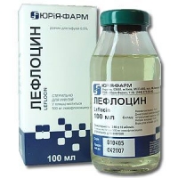 Лефлоцин 500 мг / 100 мл раствор