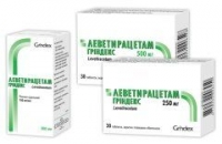 Леветирацетам Гриндекс 250 мг N30 таблетки