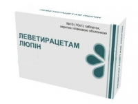 Леветирацетам Люпин 500 мг N10 таблетки