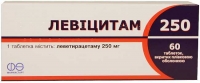 Левицитам 250 мг №60 таблетки