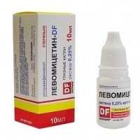Левомицетин-DF 0.25% 10мл капли глазные