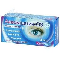 Левомицетин-ОЗ 2.5 мг/мл 5 мл капли