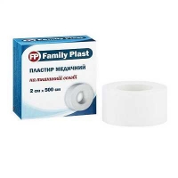Лейкопластырь FP Family Plast на тканевой основе 2см х 500см